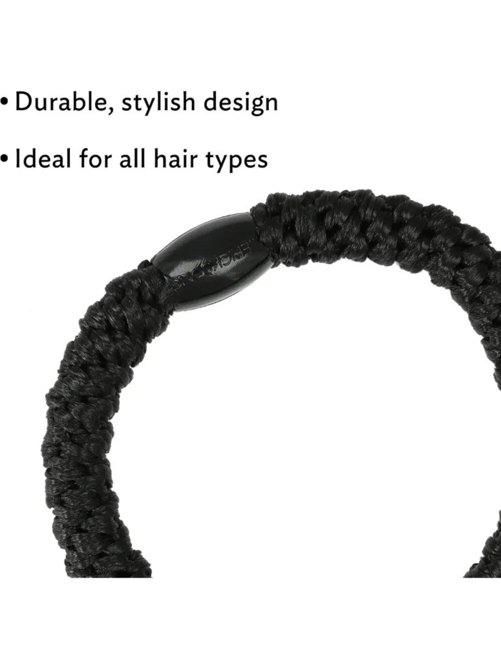 Thick Hair Ponytail Holders - 15 Pack Grab & Go Hair Ties for Easy Styling